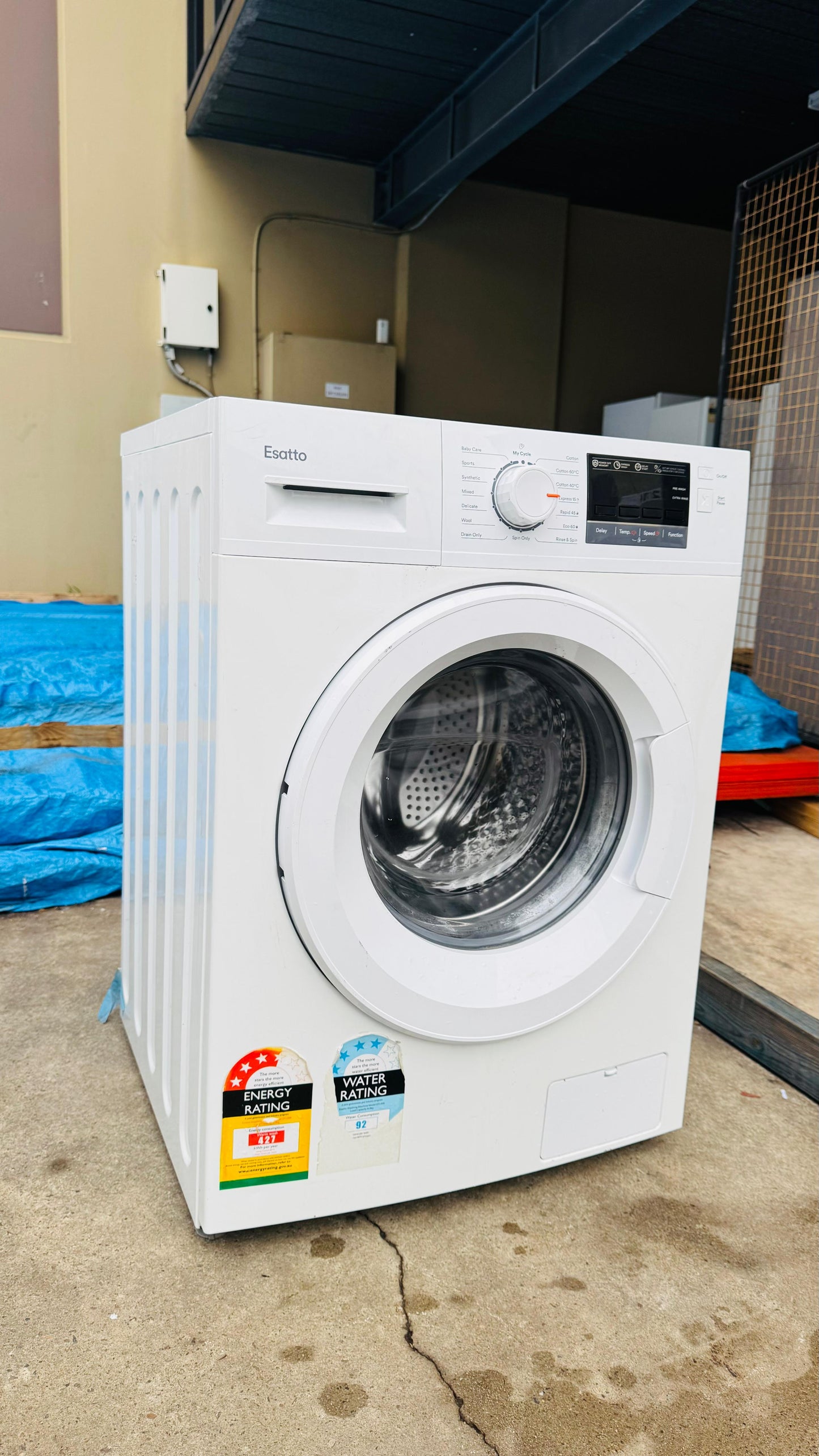 ESATTO 9KGS FRONT LOADER WASHING MACHINE