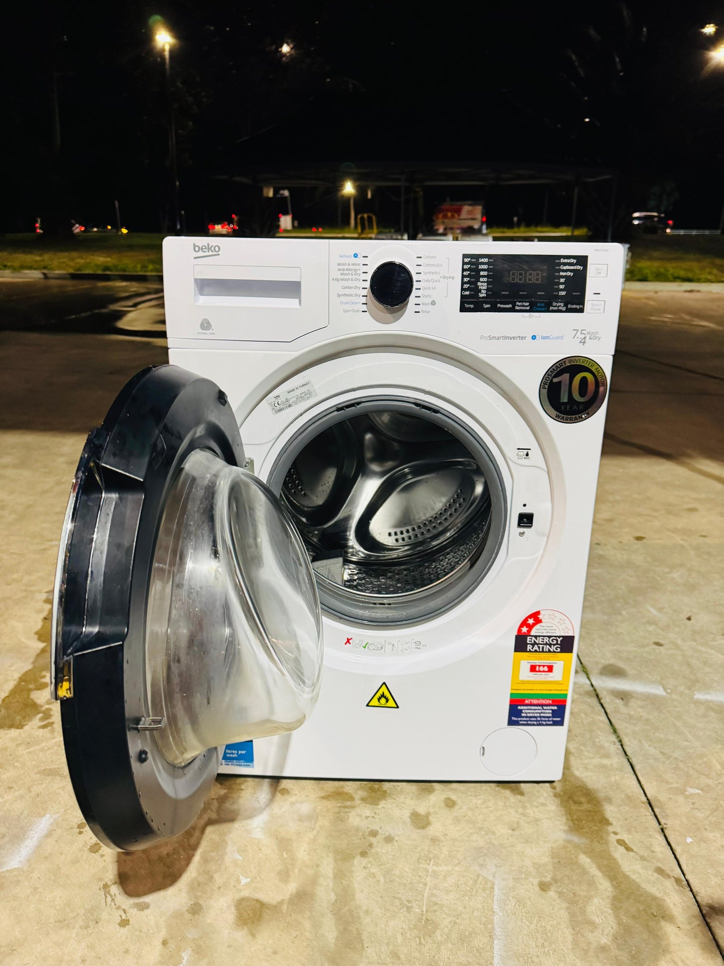 BEKO 7.5 KGS FRONT LOADER WASHINGACHINE