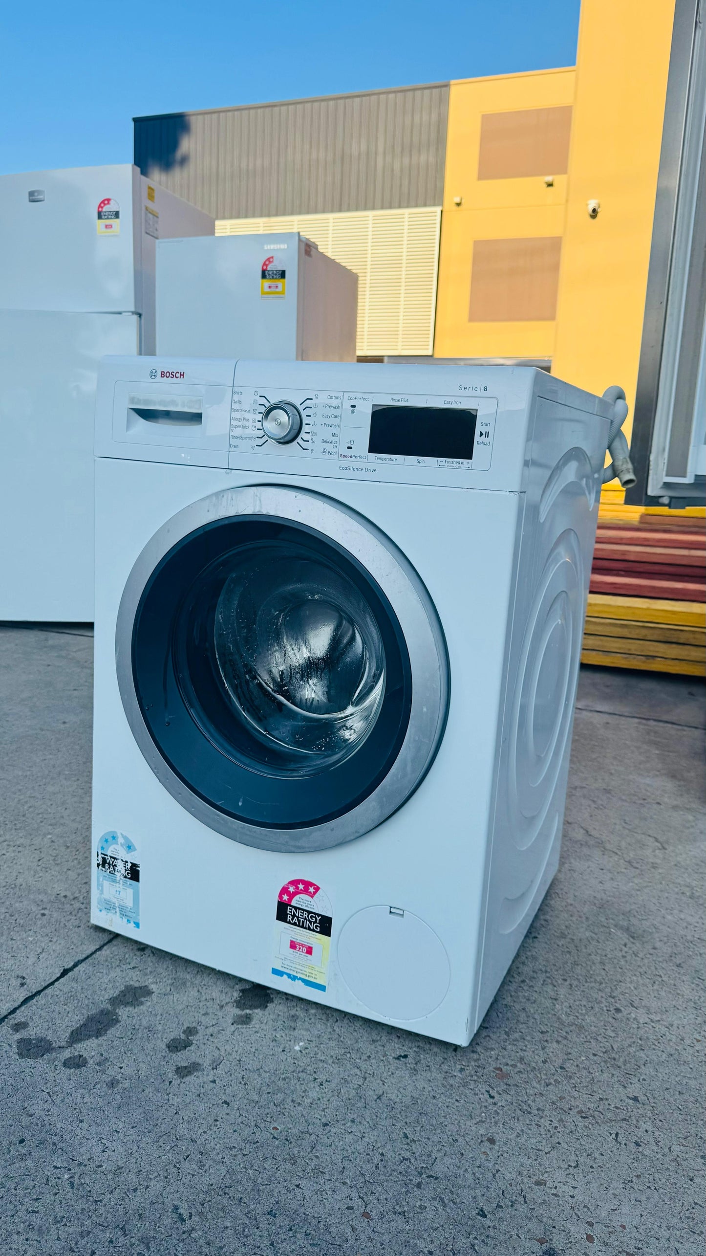 BOSCH 8KGS FRONT LOADER WASHING MACHINE