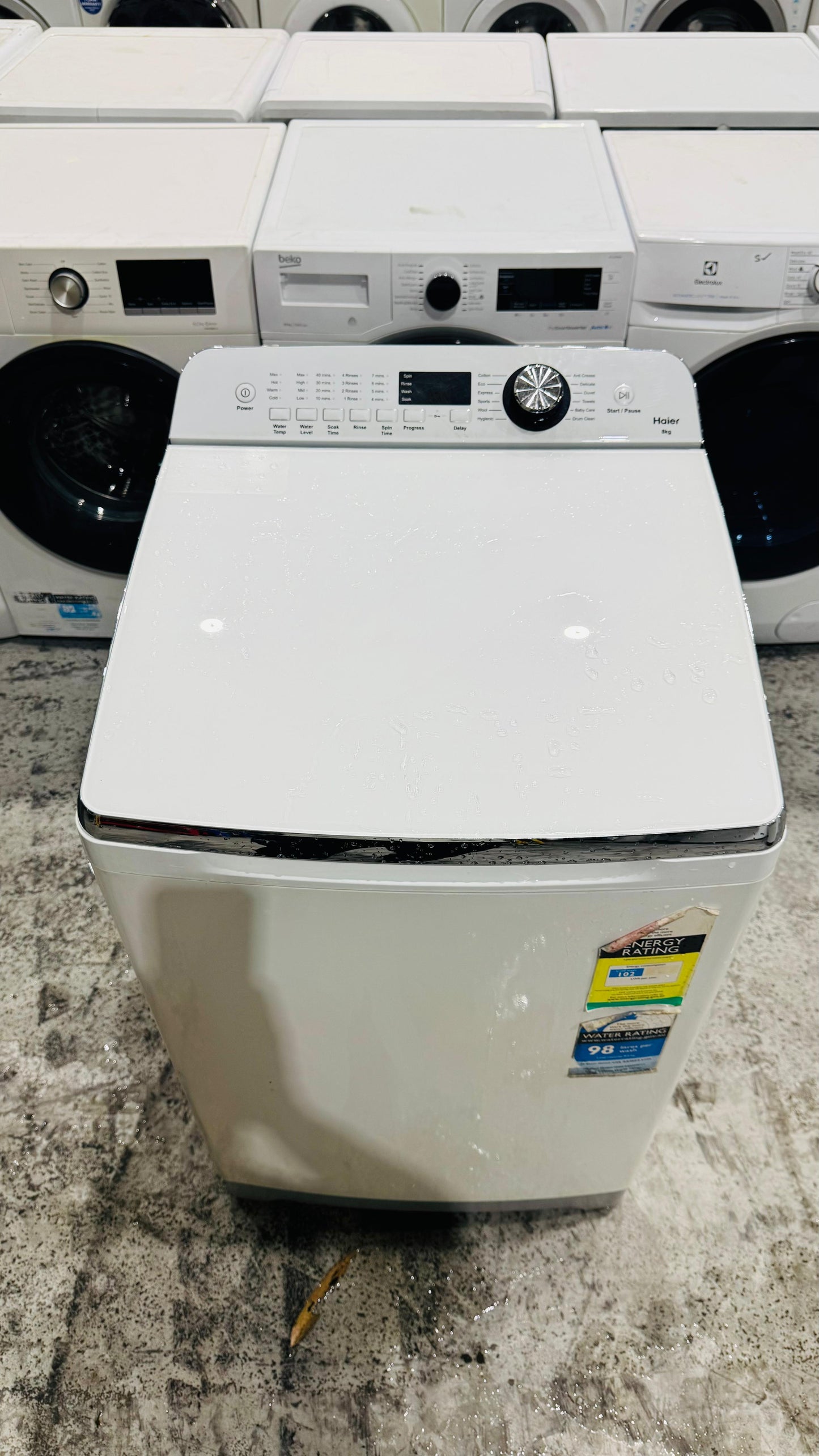 HAIER 8KGS TOP LOADER WASHING MACHINE