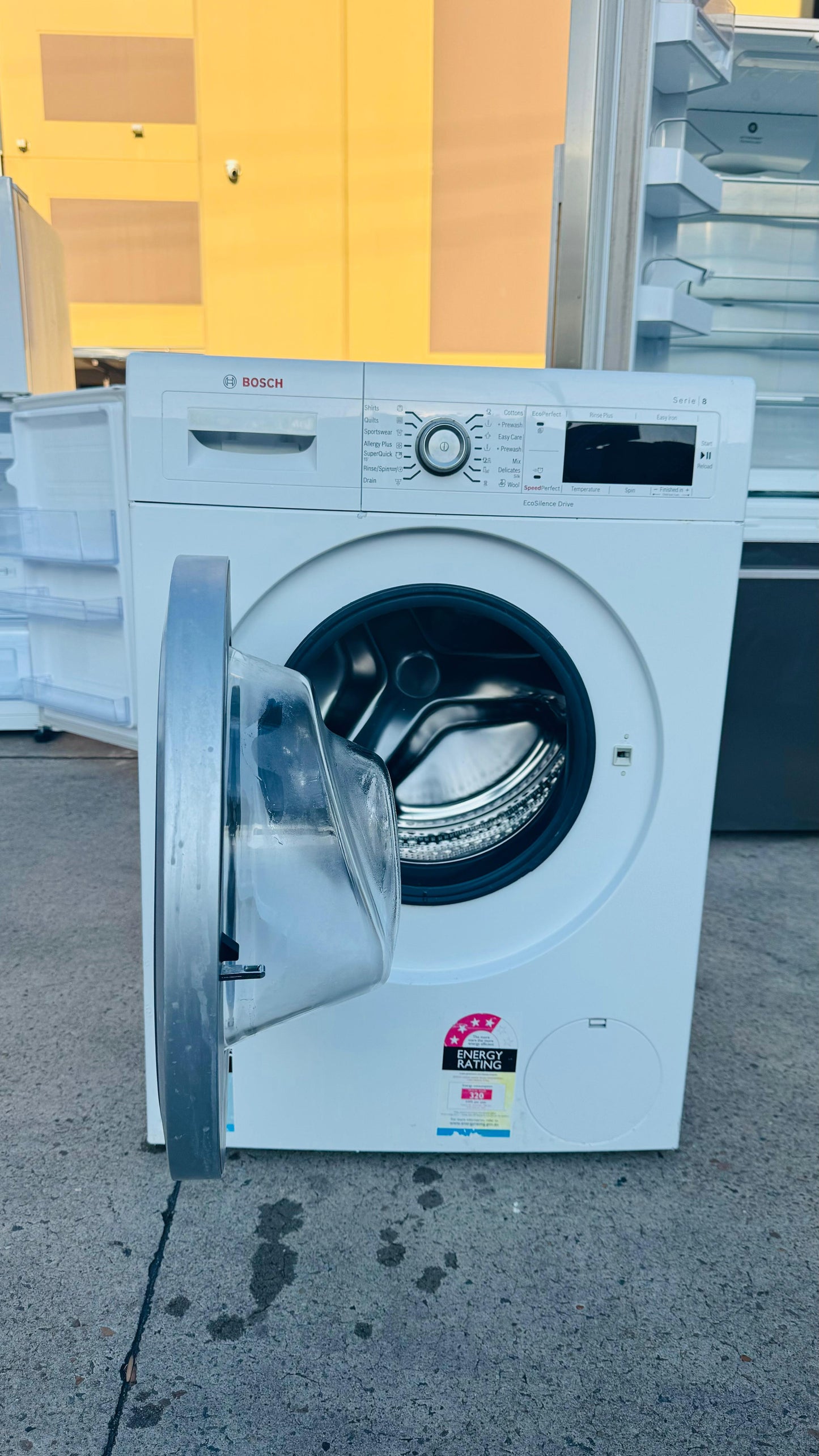 BOSCH 8KGS FRONT LOADER WASHING MACHINE