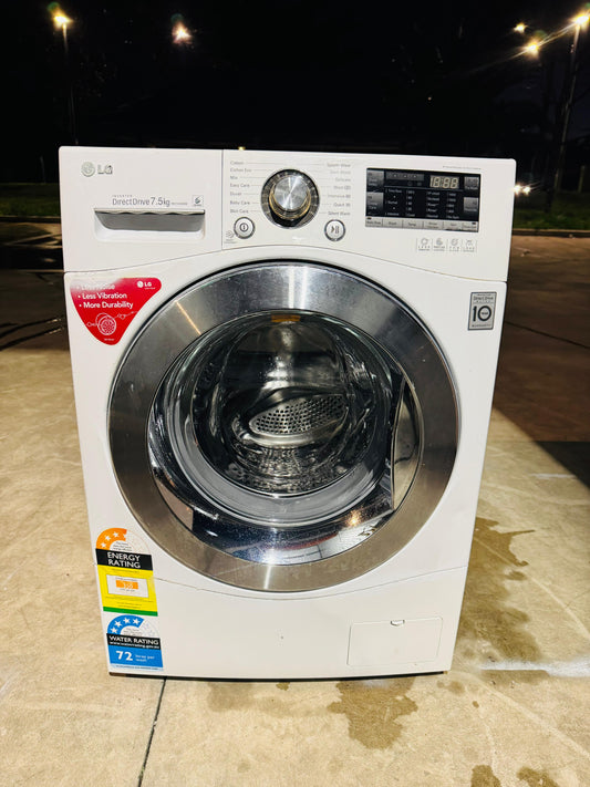 LG 7.5KGS FRONT LOADER WASHING MACHINE