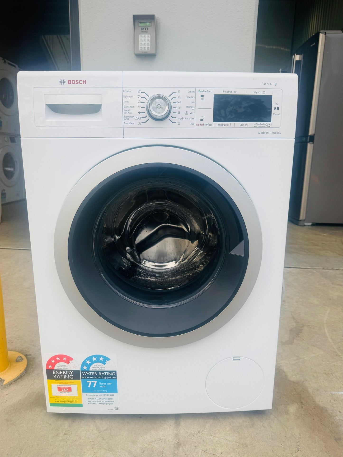 BOSCH 9KGS FRONT LOADER WASHING MACHINE