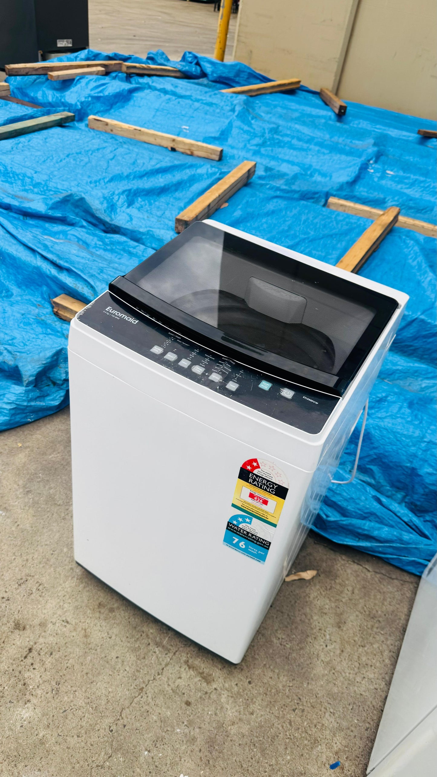 EUROMAID 5.5KGS TOP LOADER WASHING MACHINE