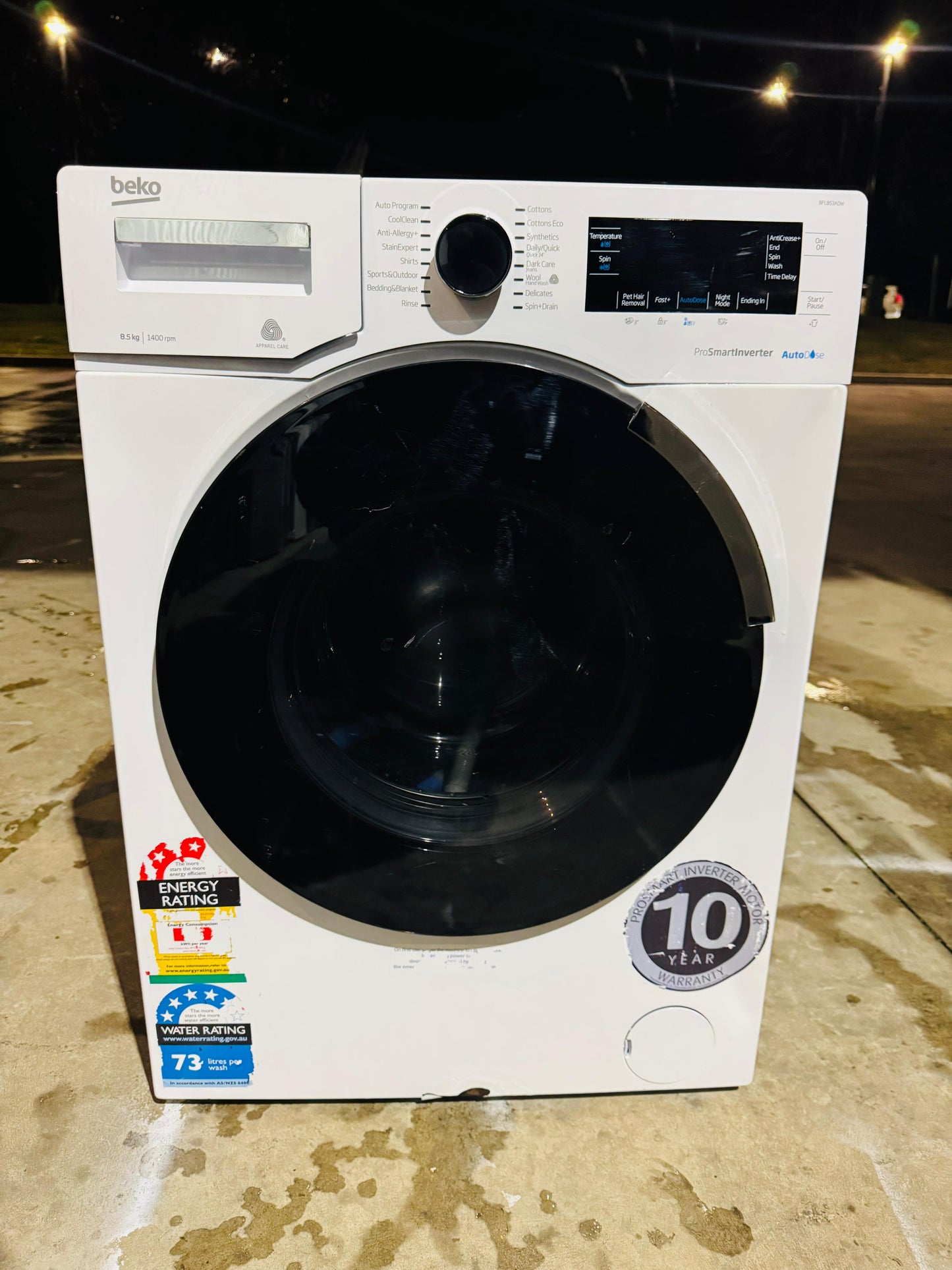 BEKO 8.5KGS FRONT LOADER WASHING MACHINE