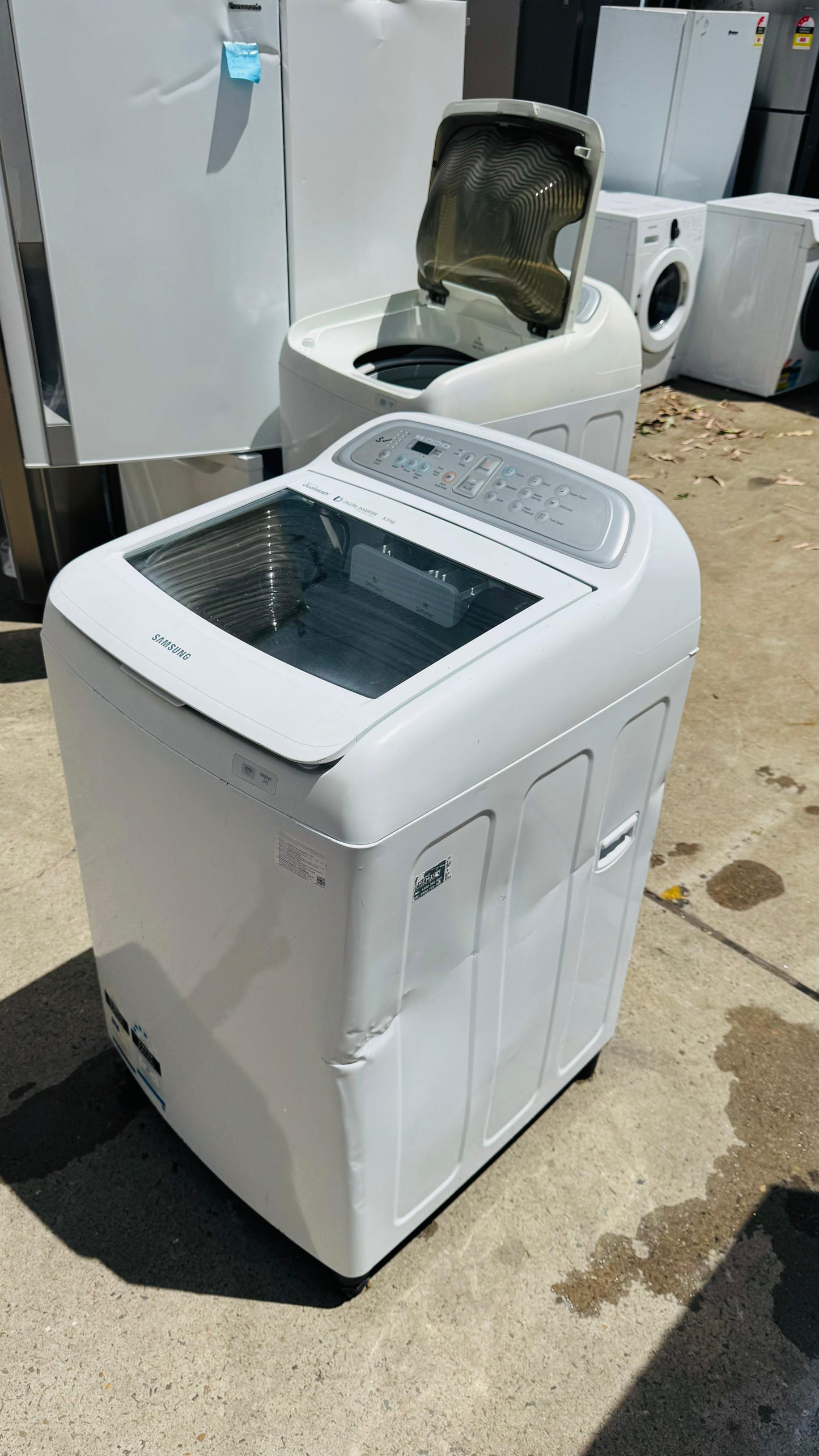 SAMSUNG 8.5KGS TOP LOADER WASHING MACHINE