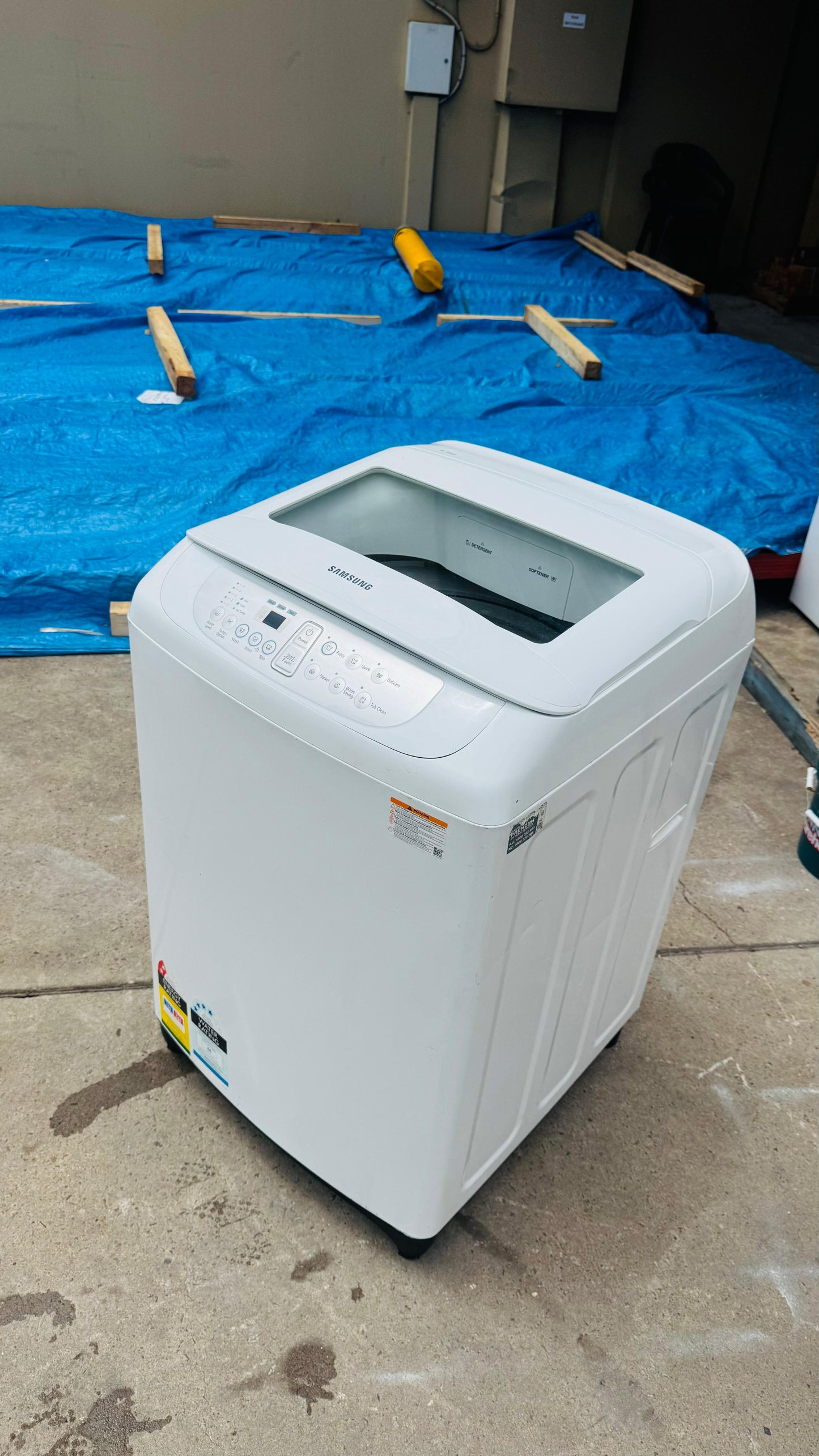 SAMSUNG 6.5KGS TOP LOADER WASHING MACHINE