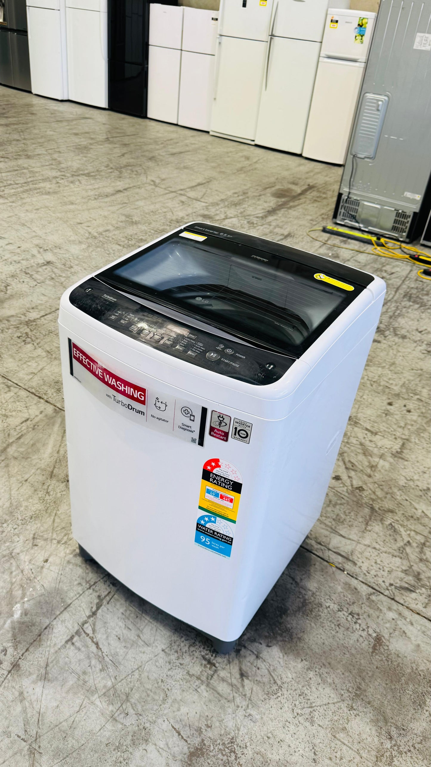 LG 6.5KGS TOP LOADER WASHING MACHINE