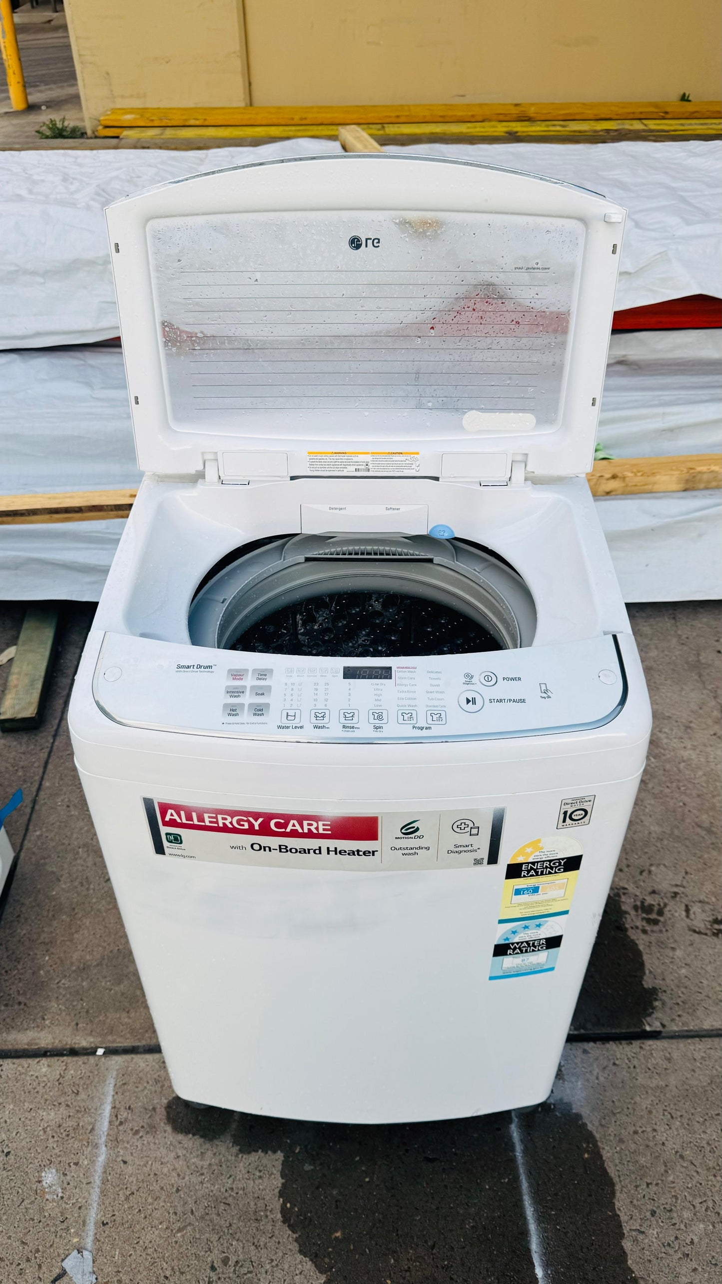 LG 8.5KGS TOP LOADER WASHING MACHINE