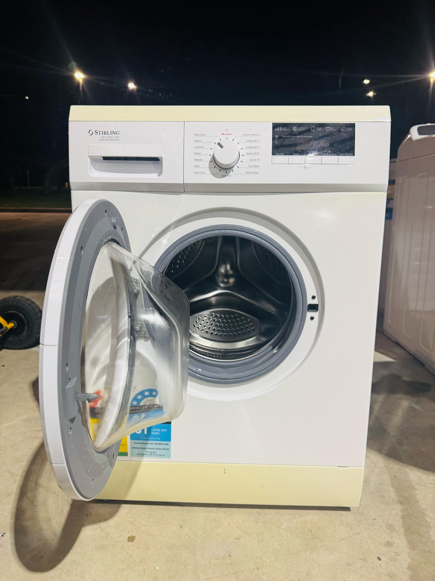 STIRLING 6KGS FRONT LOADER WASHING MACHINE ✅