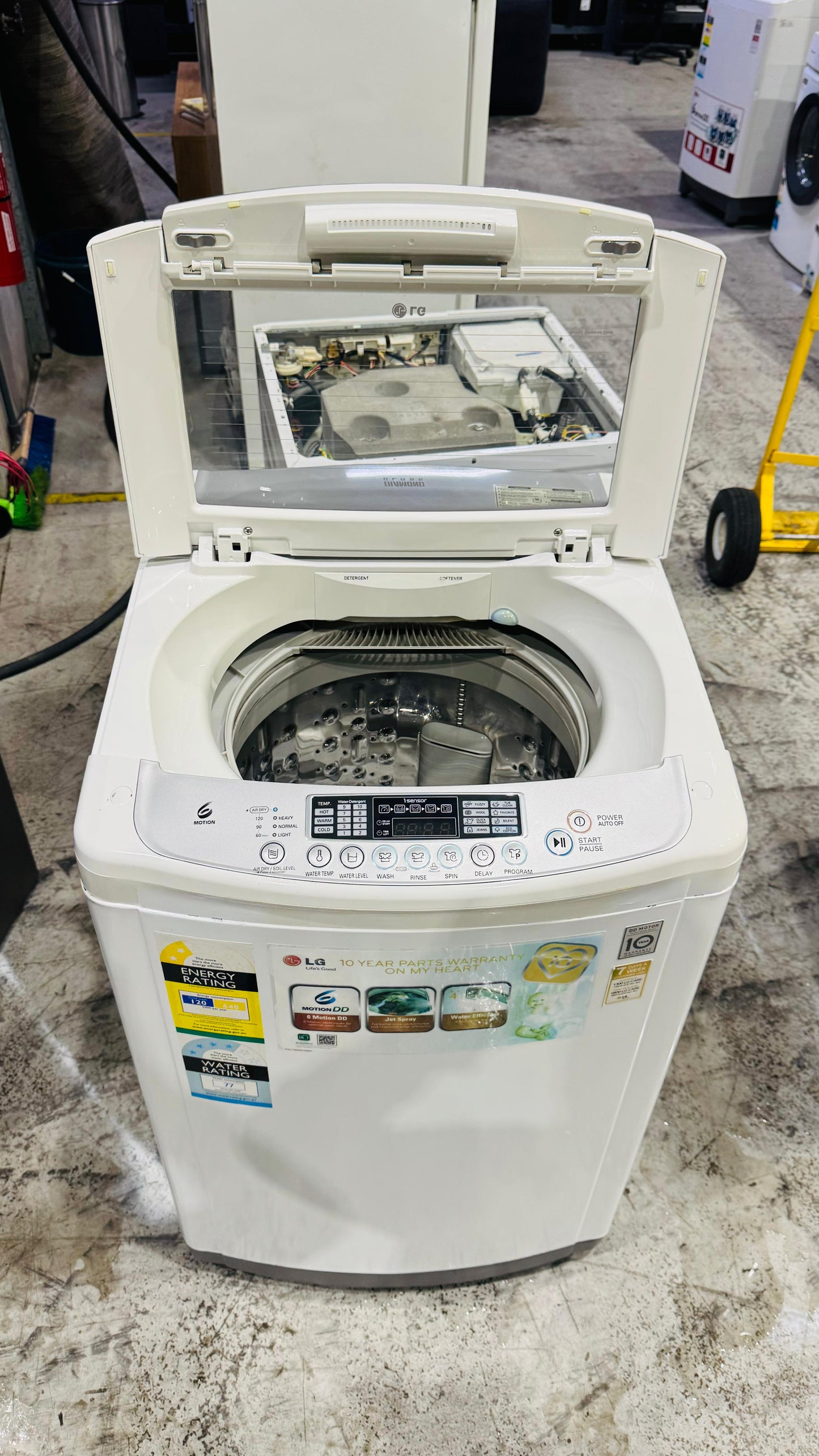 LG 7.5KGS TOP LOADER WASHING MACHINE