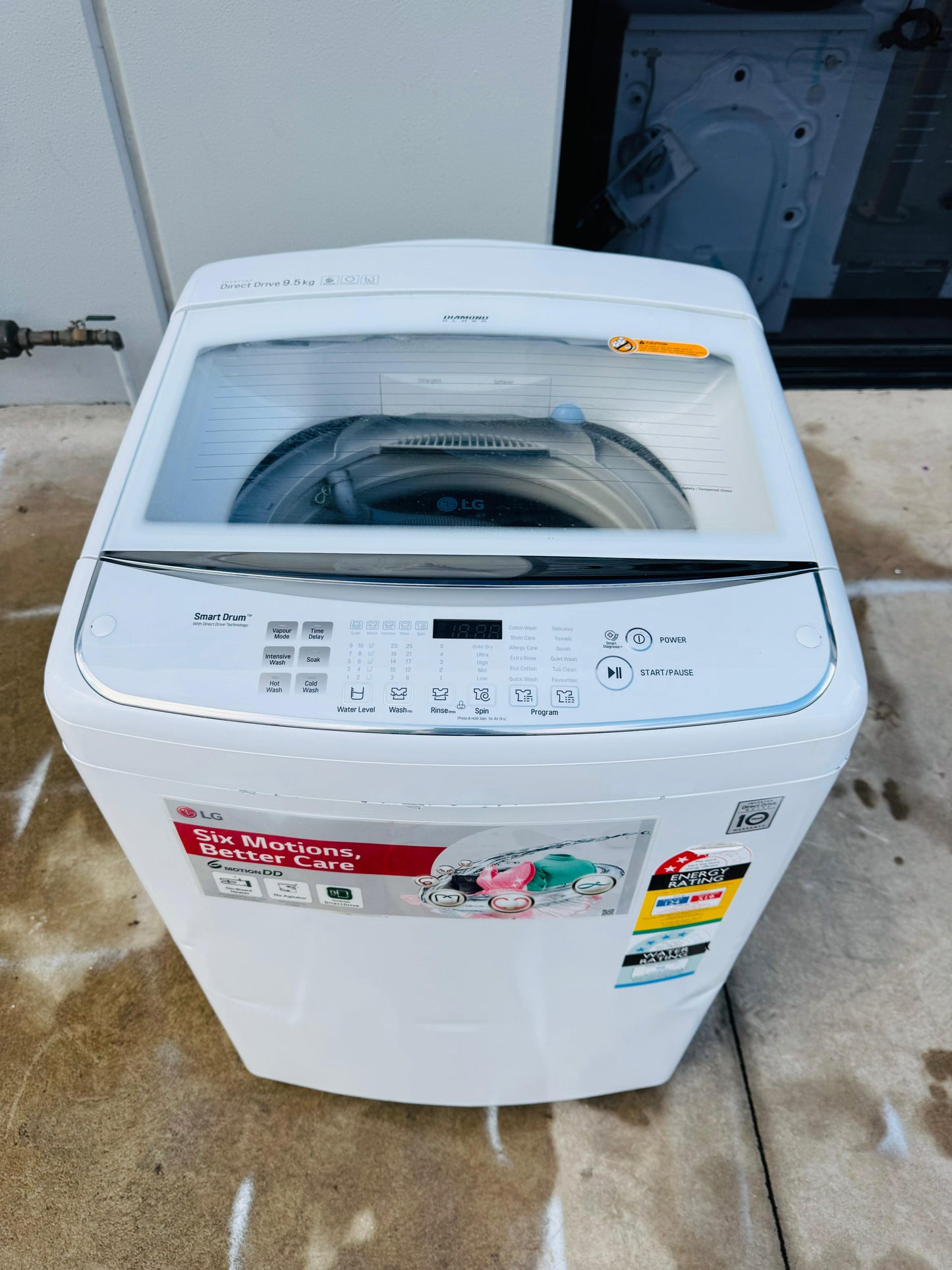 LG 9.5KGS TOP LOADER WASHING MACHINE