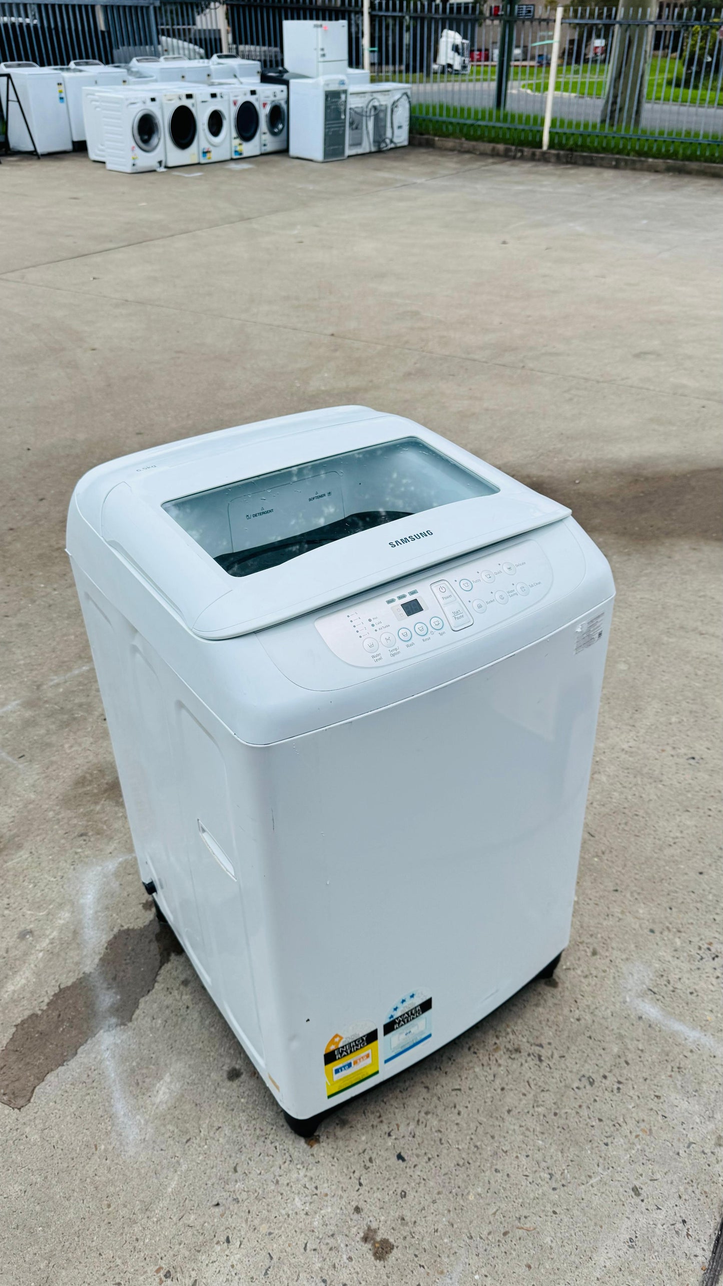 SAMSUNG 6.5KGS TOP LOADER WASHING MACHINE