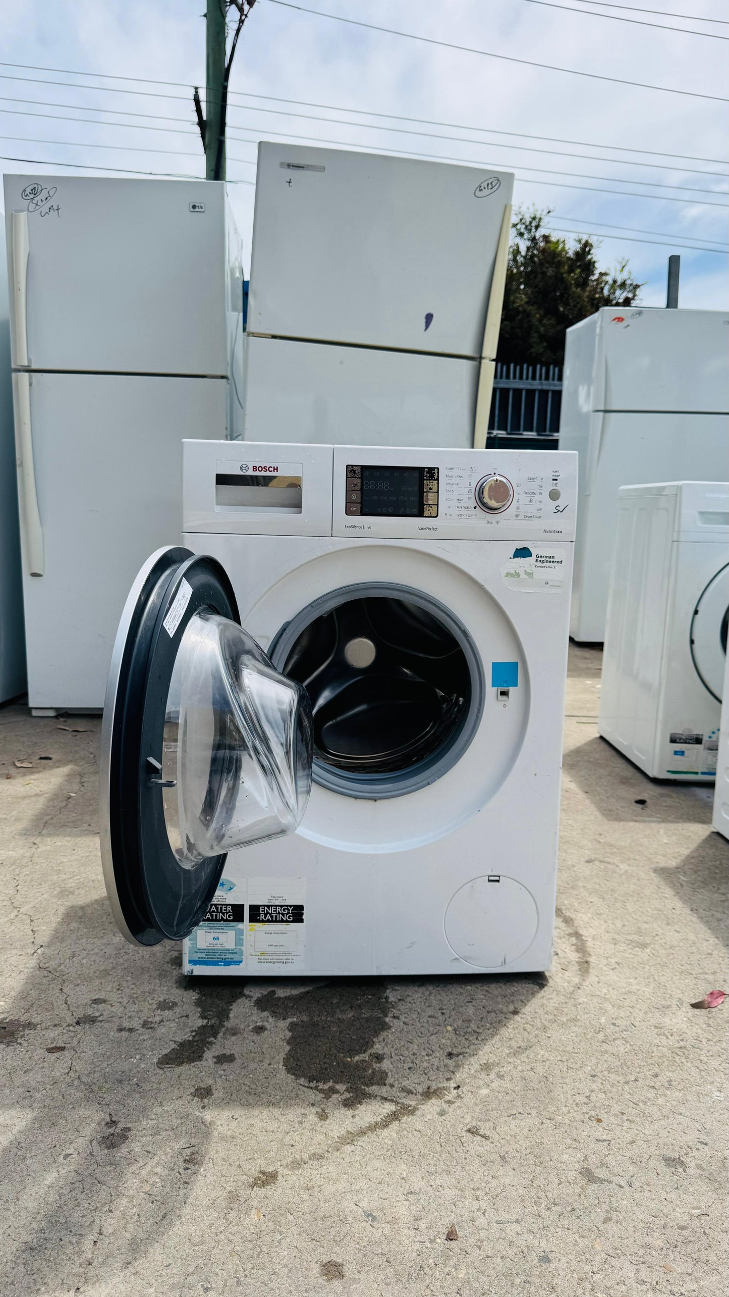 BOSCH 8KGS FRONT LOADER WASHING MACHINE
