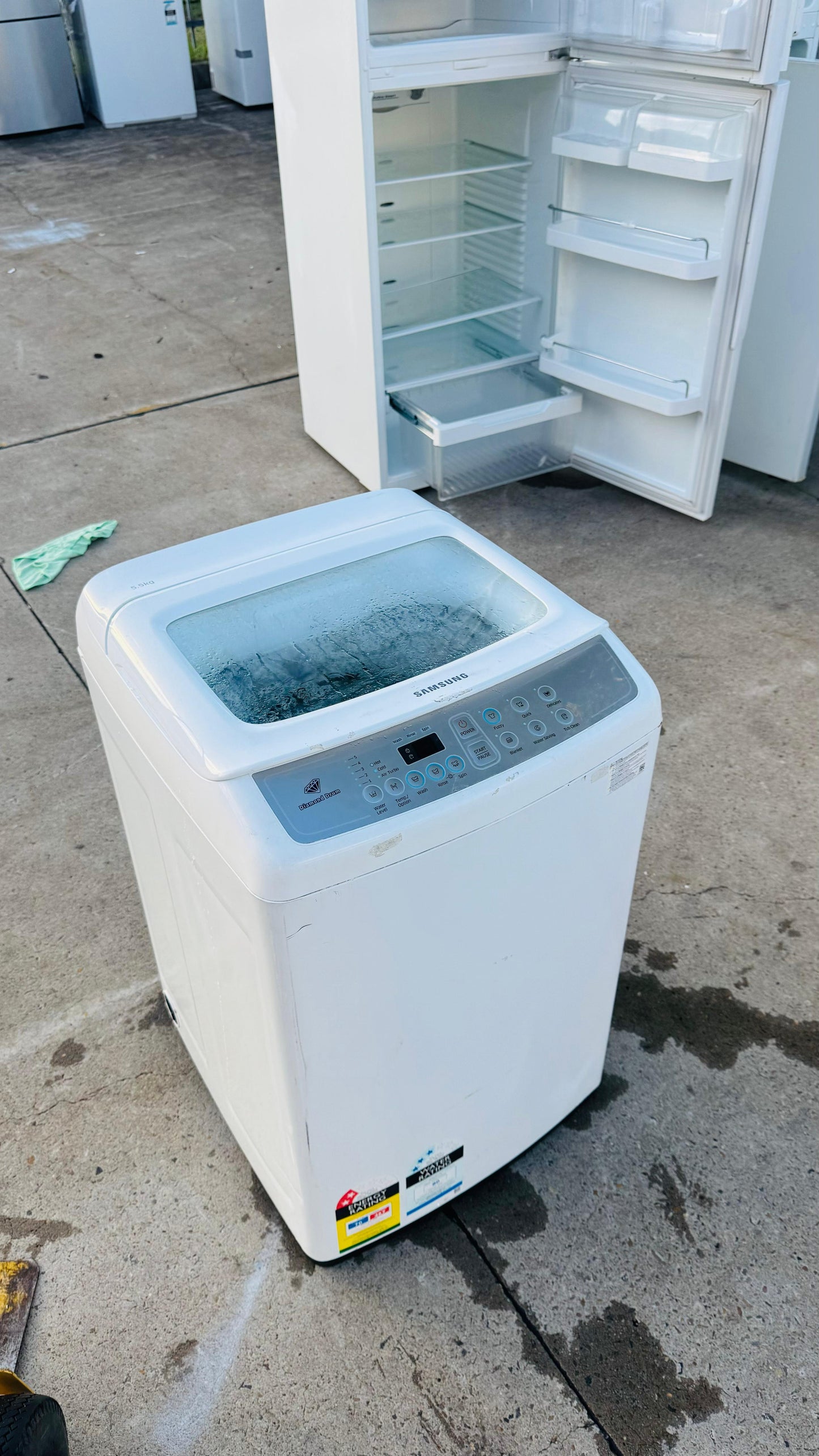 SAMSUNG 5.5KGS TOP LOADER WASHING MACHINE
