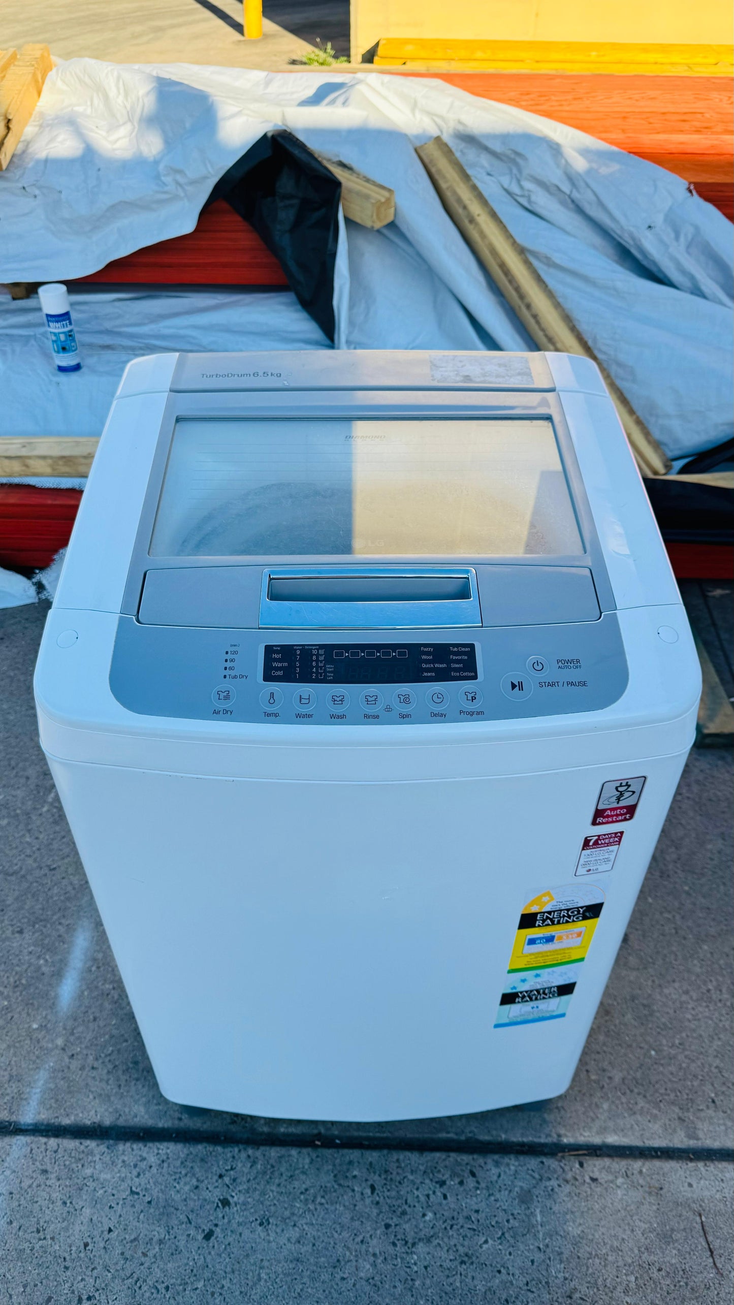 LG 6.5KGS TOP LOADER WASHING MACHINE