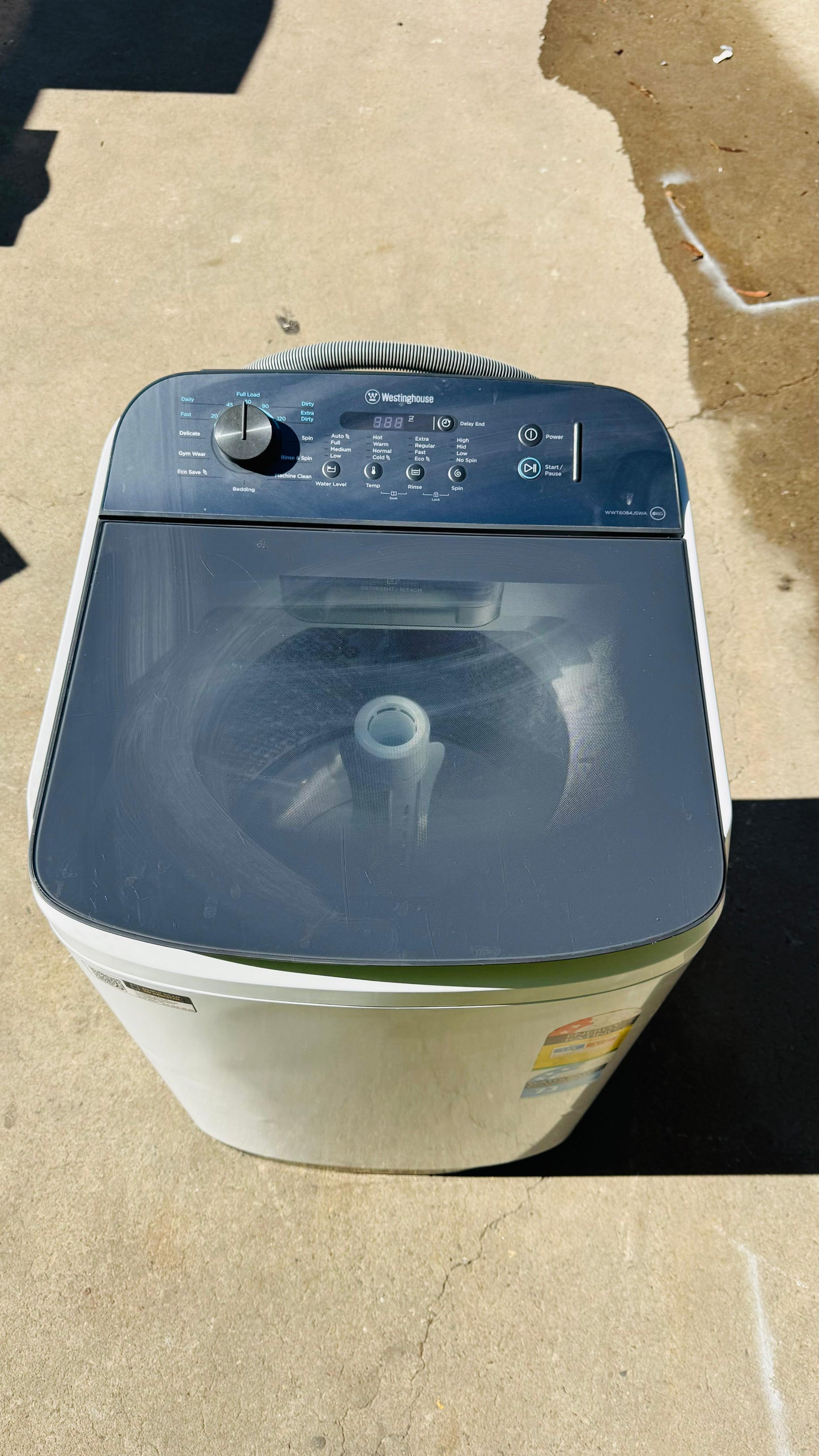 WESTINGHOUSE 6KGS TOP LOADER WASHING MACHINE