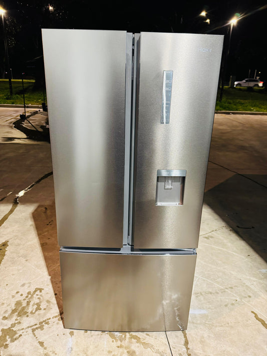 HAIER 514 LITRES FRIDGE FREEZER & NON PLUMBED WATER DISPENSER