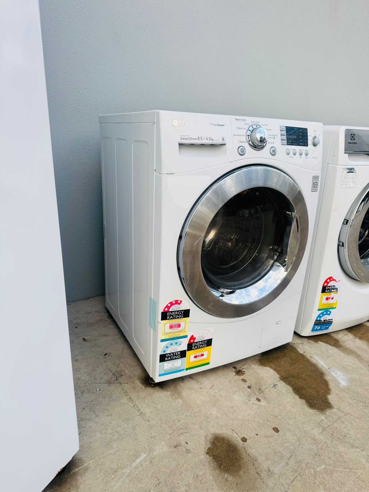 LG 8.5 KGS FRONT LOADER WASHING MACHINE