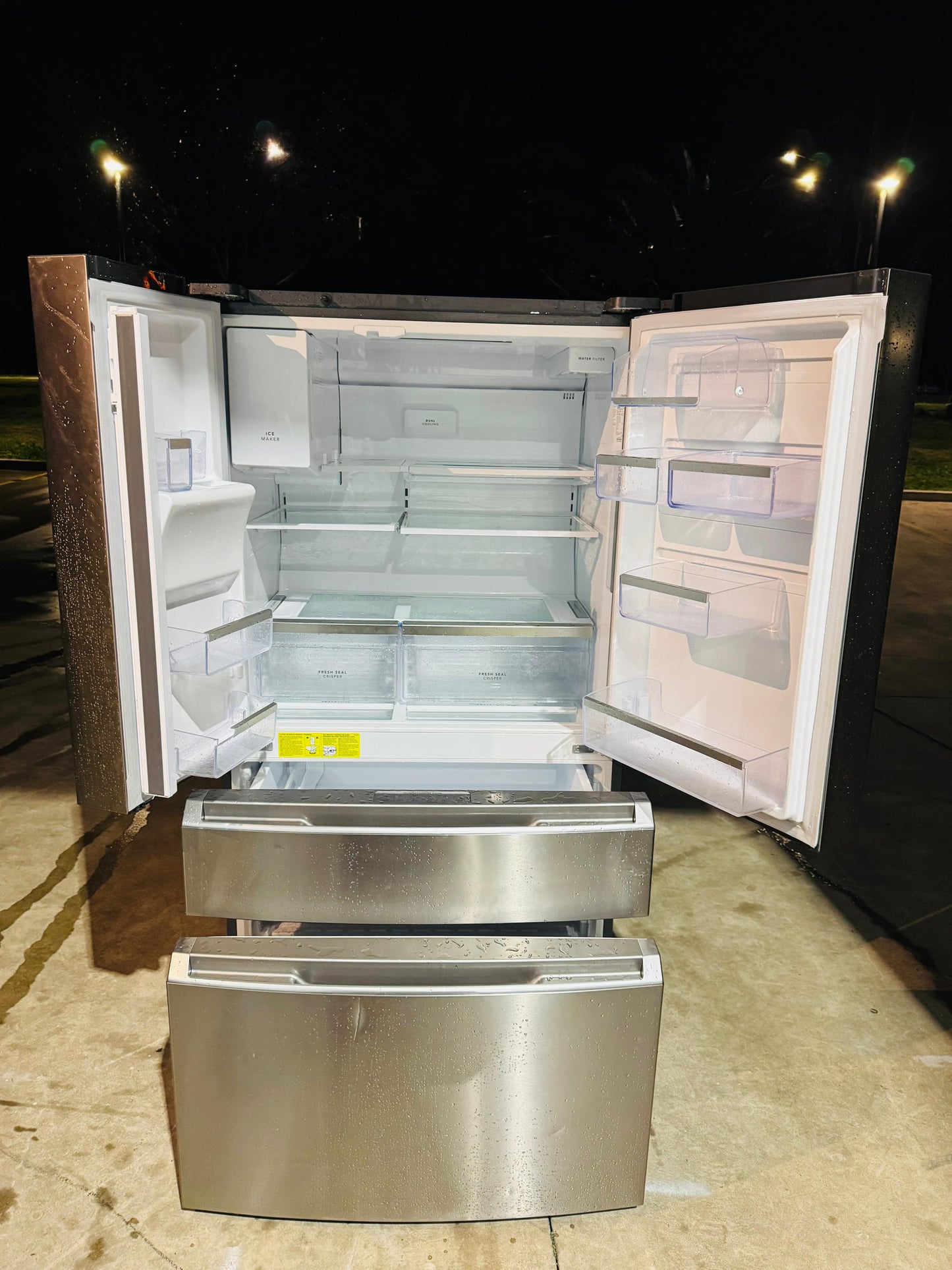 WESTING HOUSE FRENCH DOOR 681 LITRES FRIDGE FREEZER
