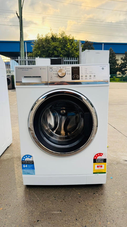 FISHER AND PAYKEL 7.5KGS FRONT LOADER WASHING MACHINE
