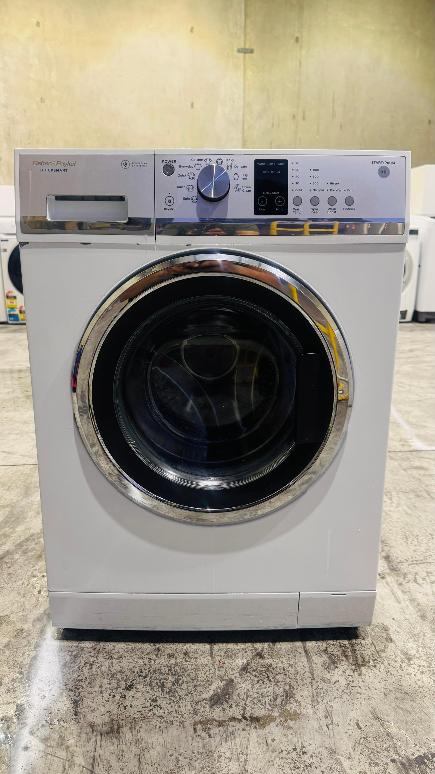 FISHER AND PAYKEL 7.5KGS FRONT LOADER WASHING MACHINE