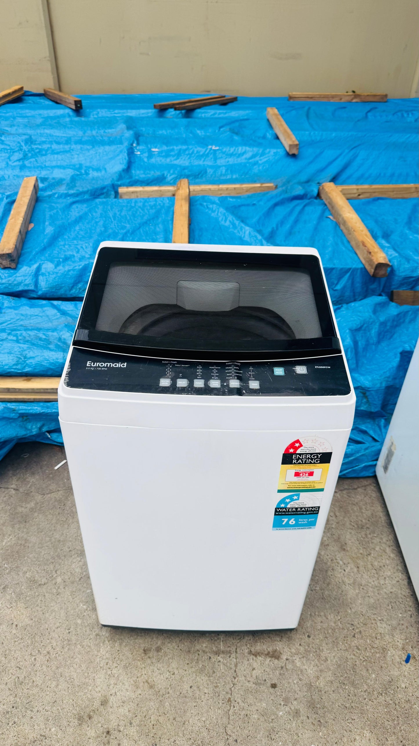 EUROMAID 5.5KGS TOP LOADER WASHING MACHINE