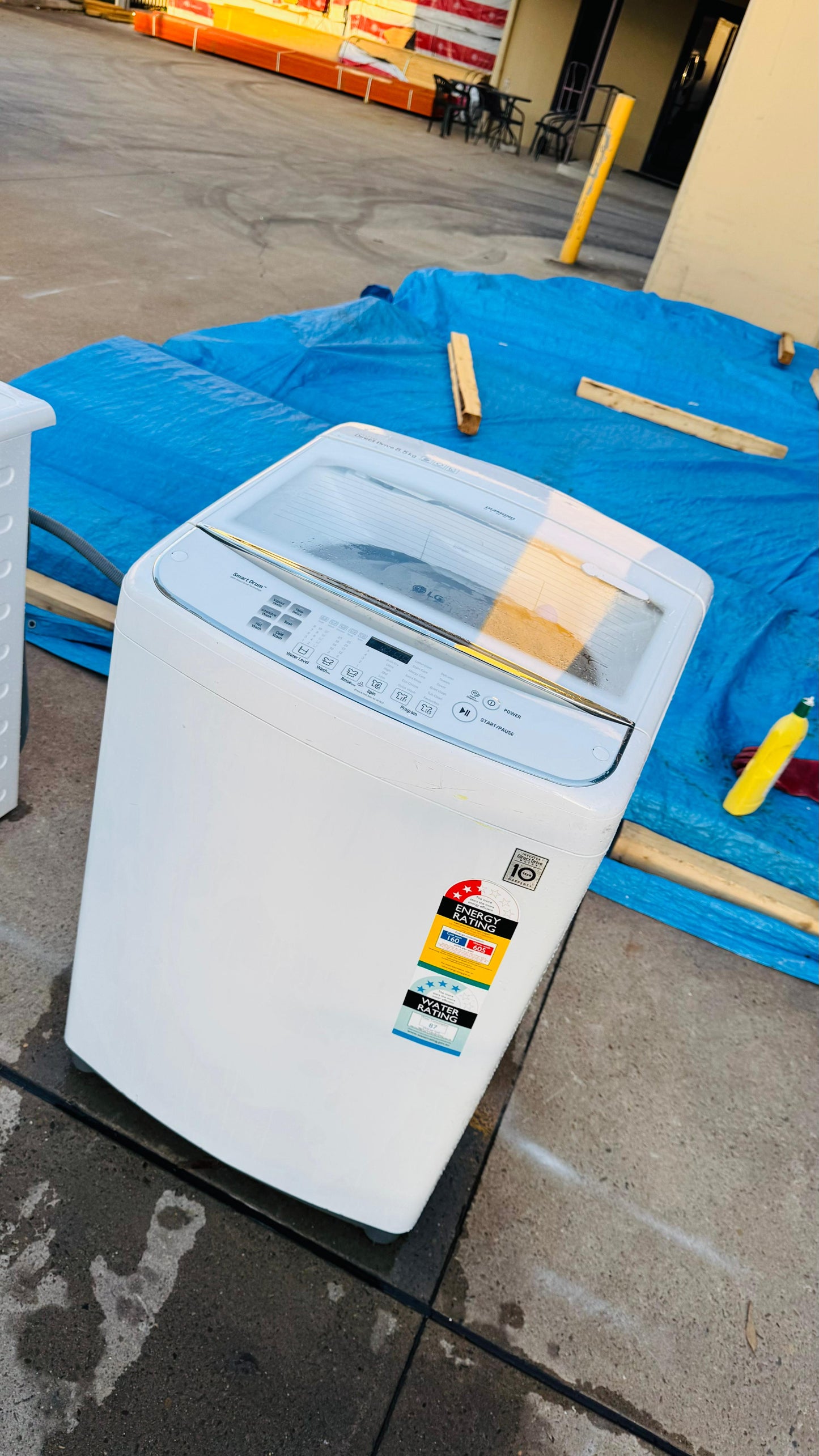LG 8.5KGS TOP LOADER WASHING MACHINE
