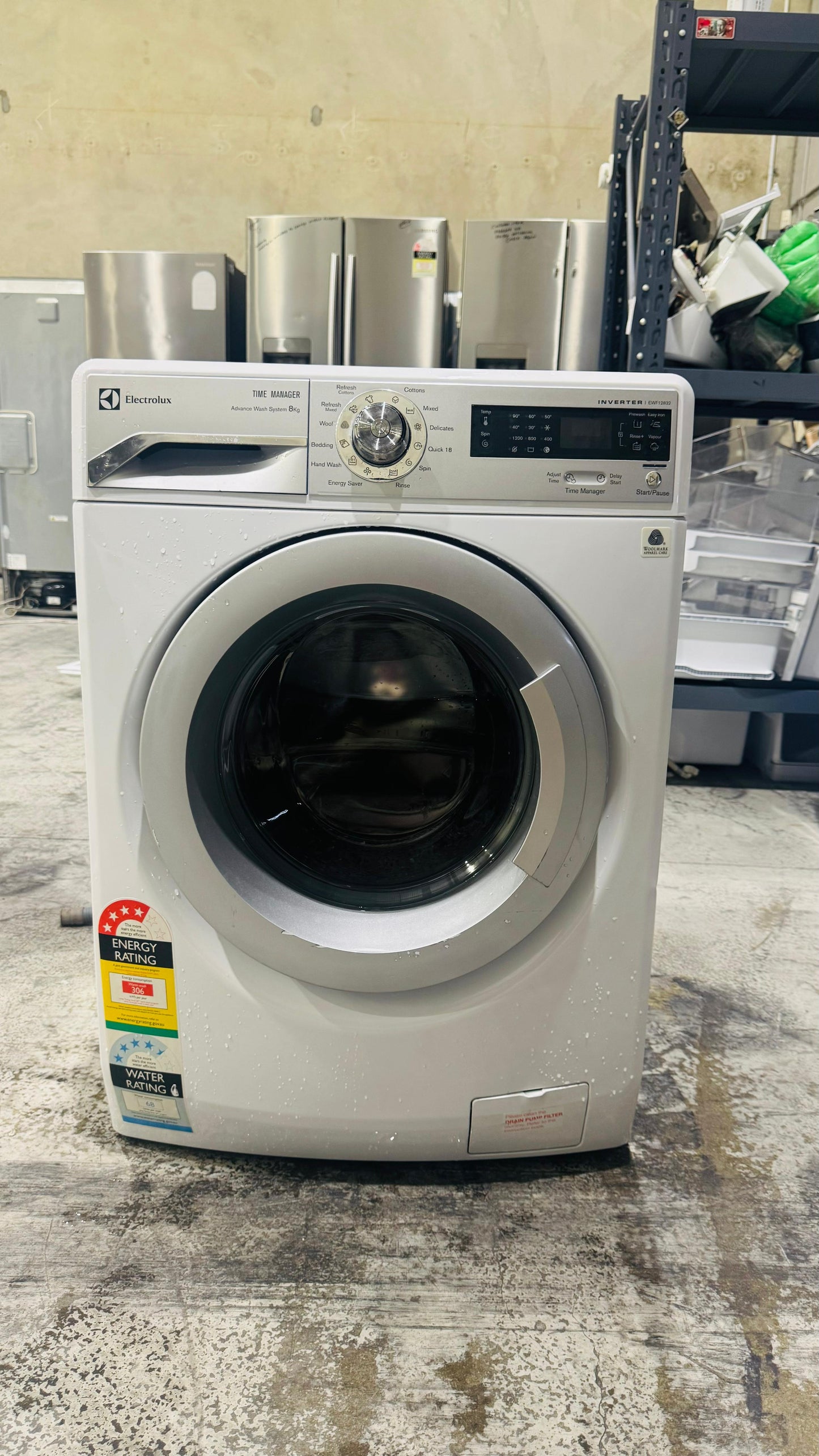 ELECTROLUX 8KGS FRONT LOADER WASHING MACHINE