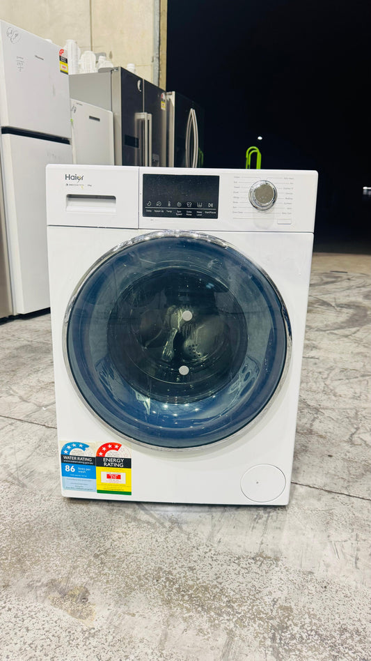 HAIER 10KGS FRONT LOADER WASHING MACHINE