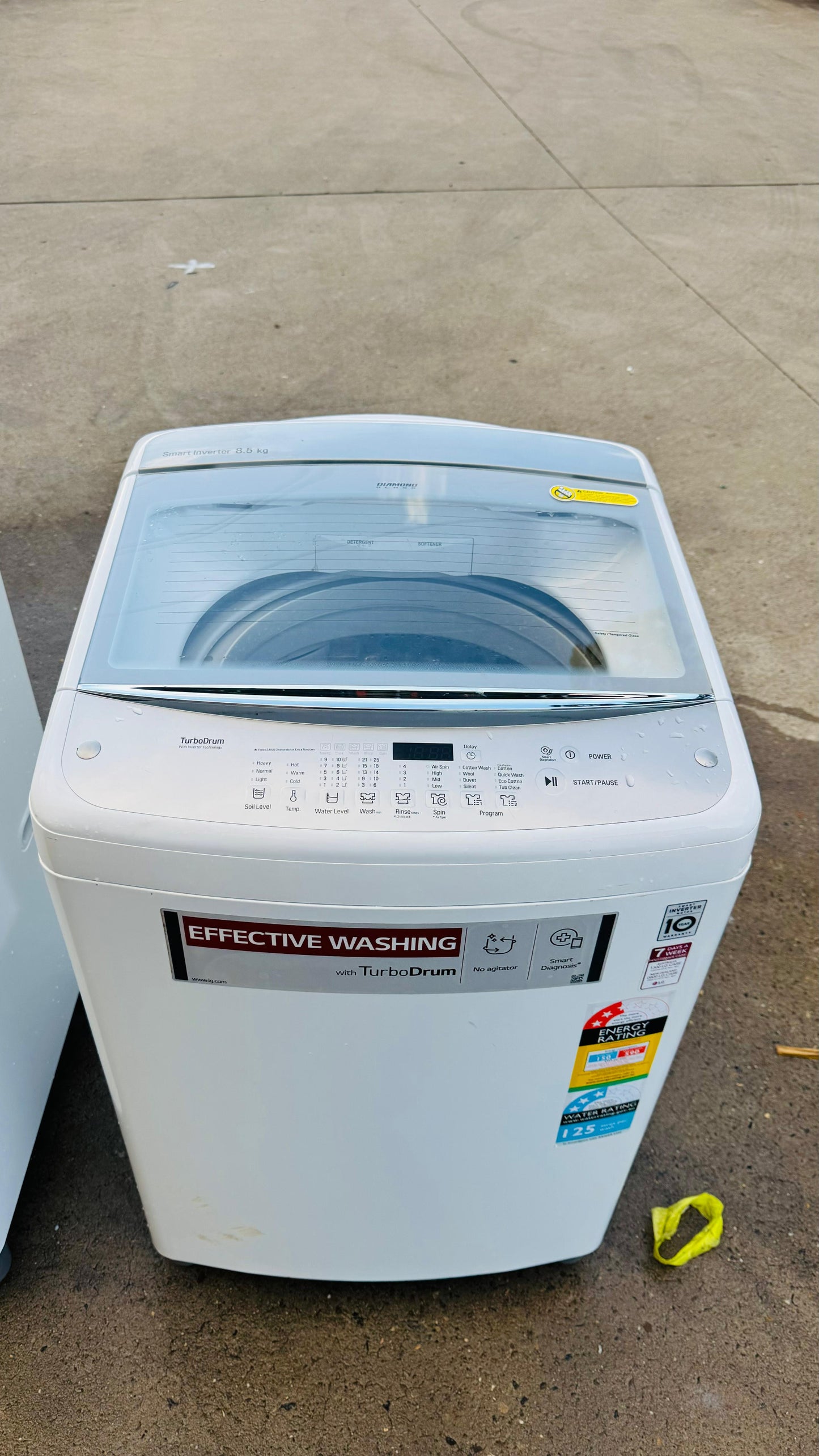 LG 8.5KGS TOP LOADER WASHING MACHINE