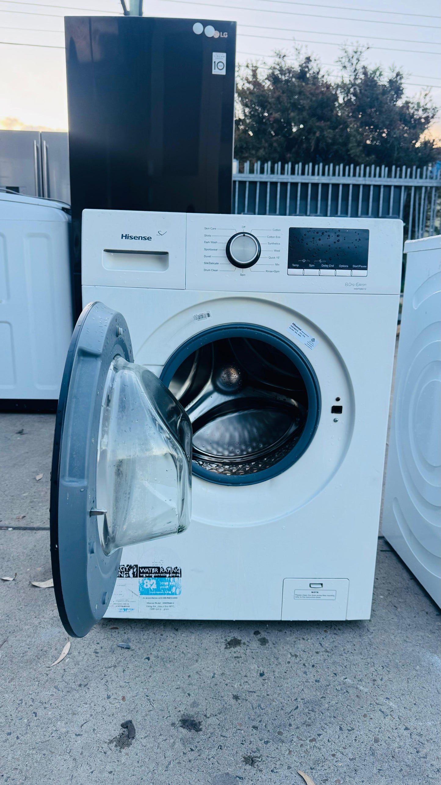 HISENSE 8KGS FRONT LOADER WASHING MACHINE
