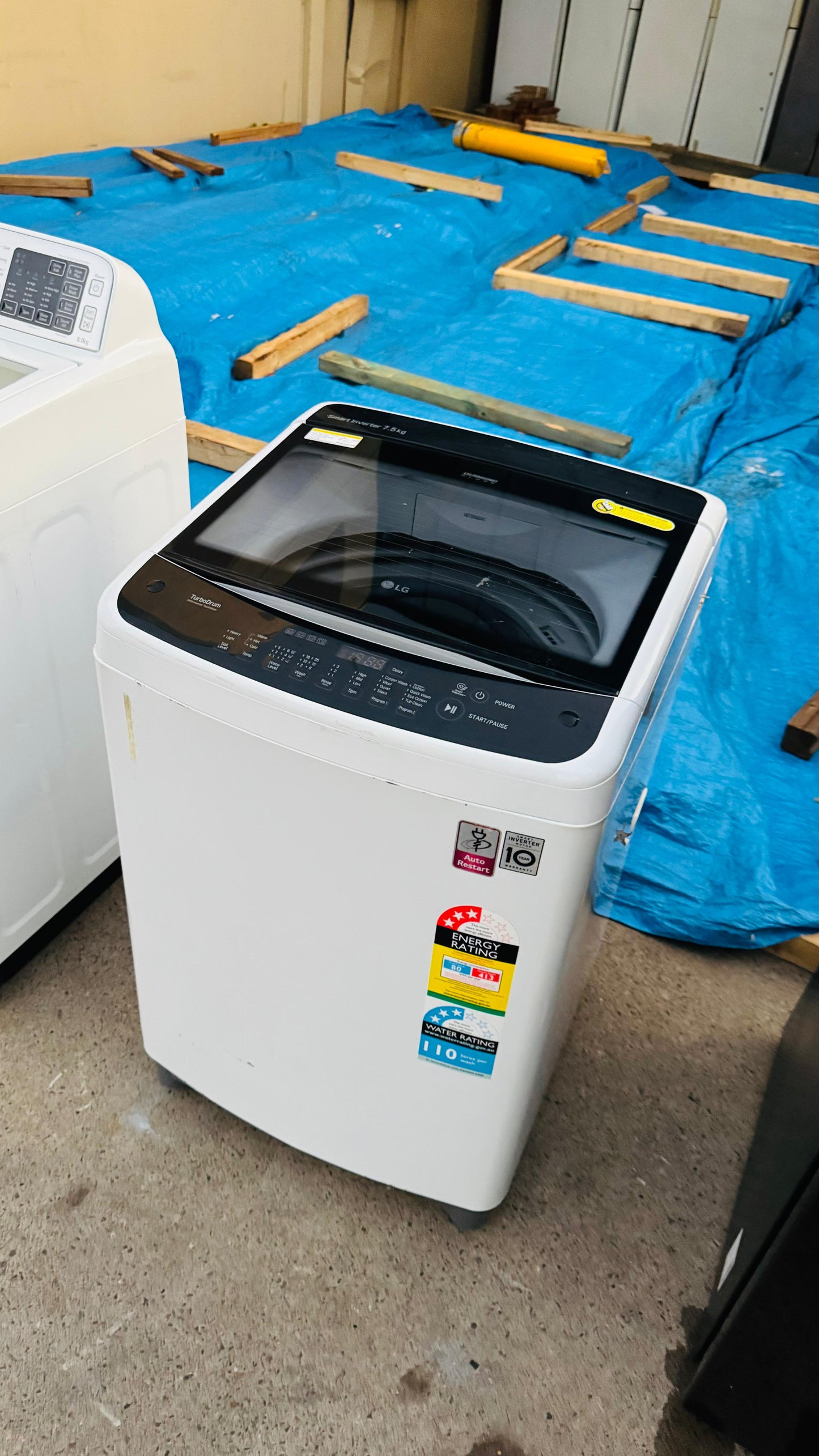 LG 7.5KGS TOP LOADER WASHING MACHINE