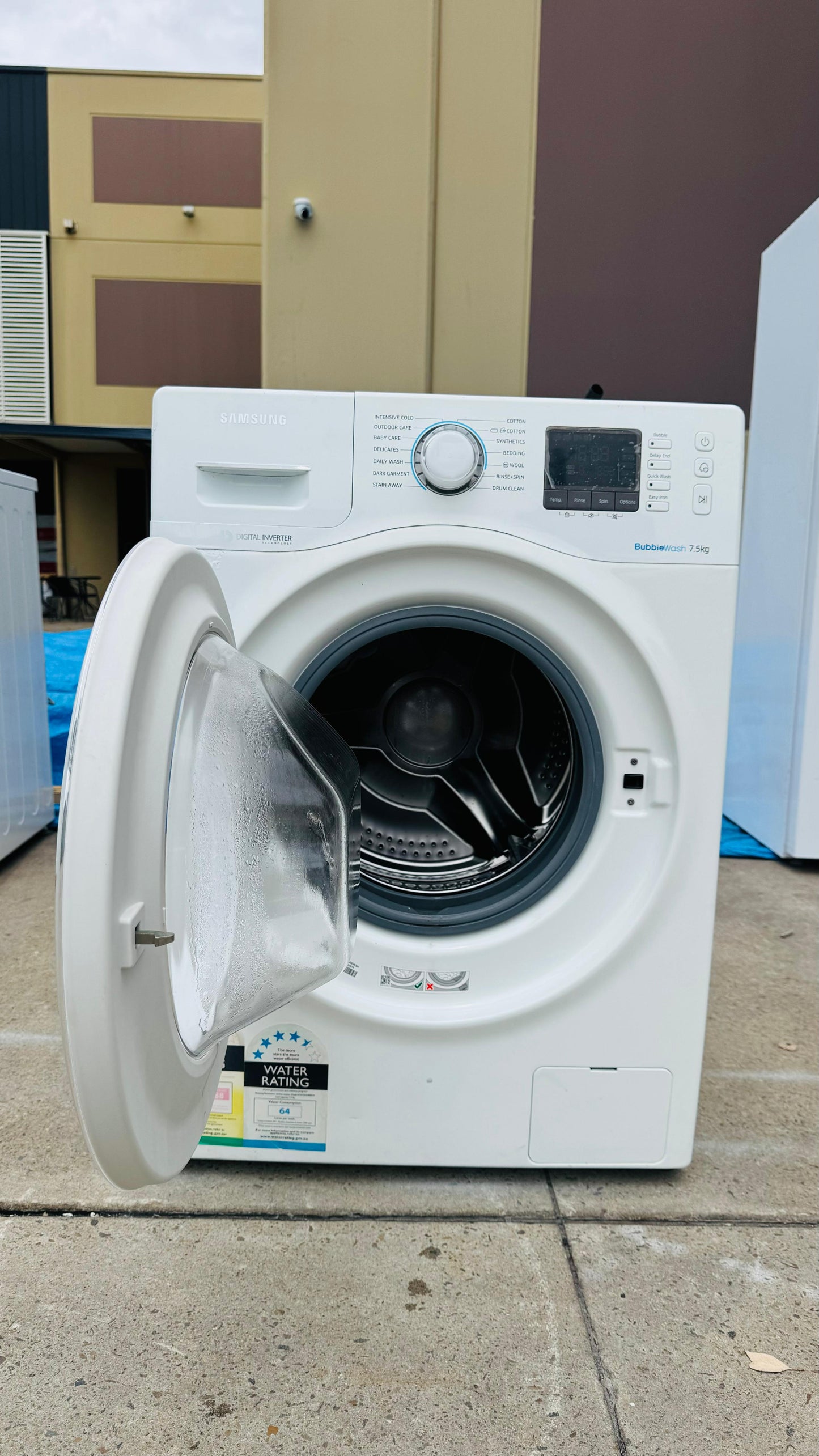SAMSUNG 7.5KGS FRONT LOADER WASHING MACHINE
