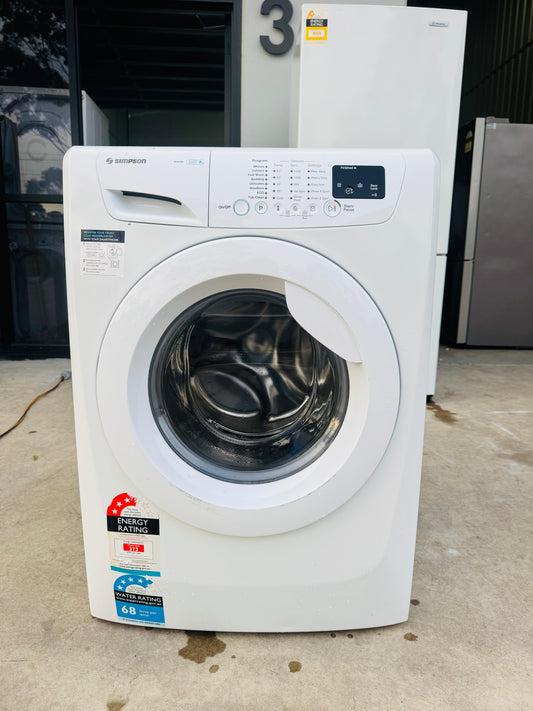 SIMPSON 8KGS FRONT LOADER WASHING MACHINE